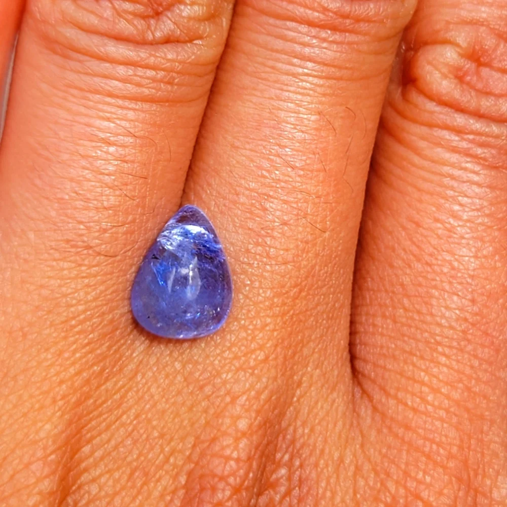 14+ Carat Tanzanite Cabochon Parcel - Picture 5 of 9